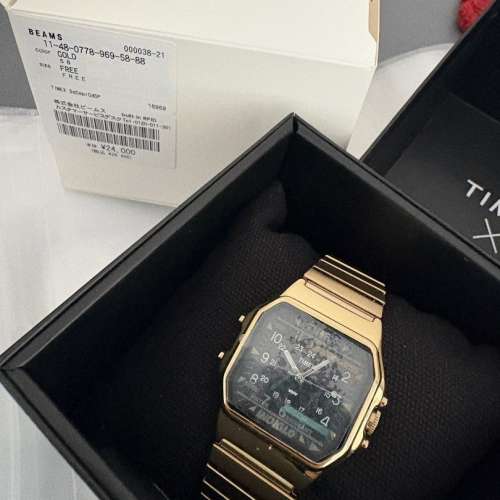 現貨 日本 BEAMS x TIMEX Square Camper Gold 聯名 別注 金色 手錶 手表 50周年 50週...
