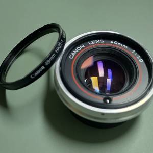 Canon 40mm f1.9