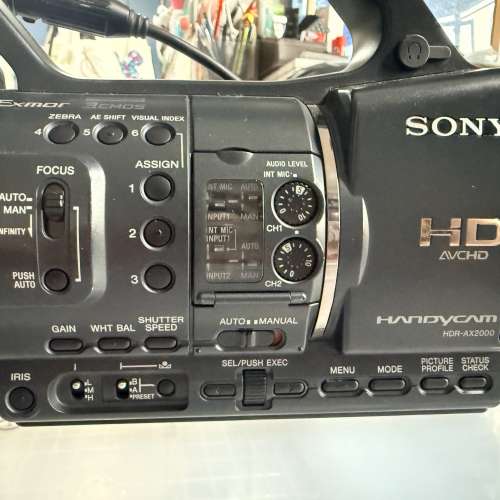 sony hdr ax2000 專業攝錄機