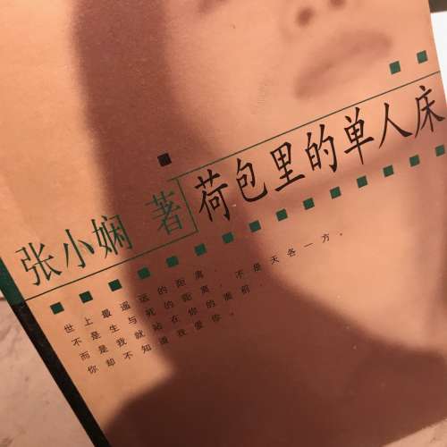 📖 Book Novel USED 張小嫻 荷包裡的單人牀 簡體版 小說 📖