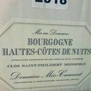 Domaine Meo-Camuzet Bourgogne Hautes-Cotes de Nuits