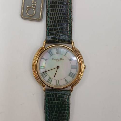 罕有100%全新Christian Dior Paris Lady's Quartz Watch w/ Mother-of-Pearl Dial