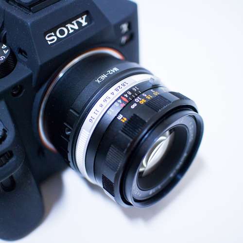 (M42) 罕有 Olympus FTL 50mm f1.8 大光圈餅鏡 近焦距 合 Sony A7 EOS Fuji FX