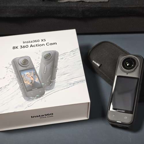 Insta360 X5 8K 360 Action Cam 連盒