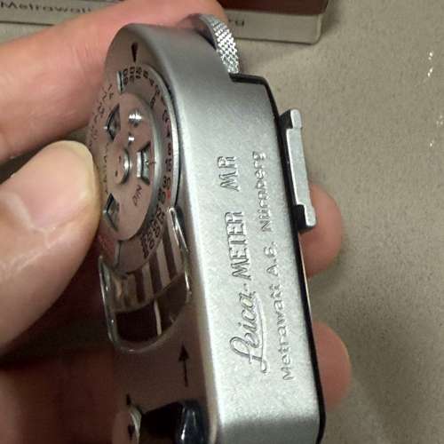 Leica Leitz MR meter 收藏品，測光準備.