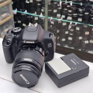 CANON EOS 600D + EF-S 18-55MM F3.5-5.6 IS II 95% NEW 一义二電