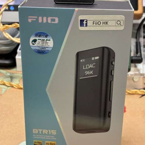 FiiO BTR15 便攜Hi-Fi藍牙音樂接收器解碼耳擴