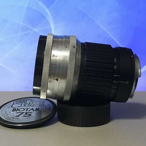 Carl Zeiss Jena Biotar T 75mm f1.5 (M mount 帶聯動）