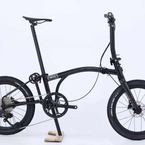 2026 Mint Discover 11速電變 桶軸油剎 20吋碳叉鉻鉬鋼折叠車 ( 三折叠小布 國布 )