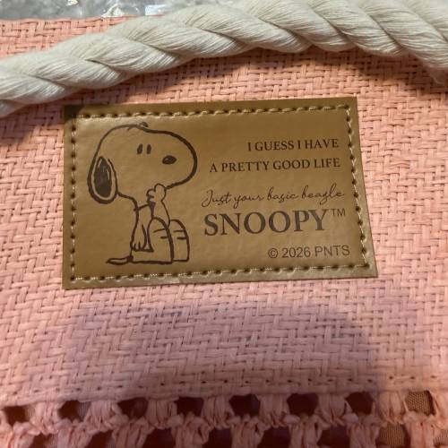 全新snoopy tote bag