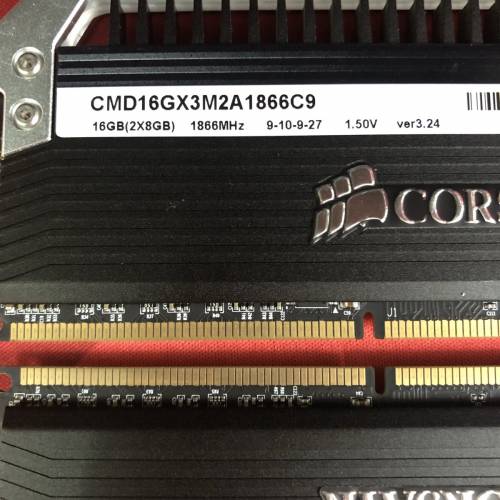海盗船统治者铂金 DDR3‑1866 16G(8G*2)