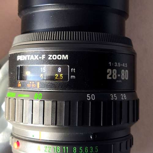 Pentax-F 28-80mm F3.5-4.5 macro Full-frame/35mm film  AF  玻璃鏡頭