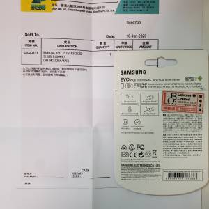 全新 Samsung EVO Plus 512GB R:100 W:90