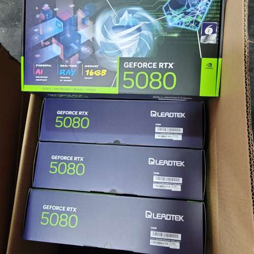 RTX 5060, 70, 70Ti, 80 (全新行貨) 唔使焗砌機 !