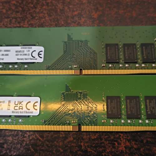Desktop Ram  Kingston 8GBx2 DDR4 2666 共16GB