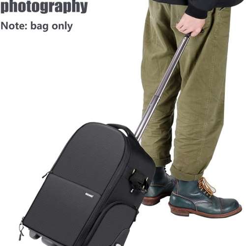 Neewer NW-8903 2-in-1 Wheeled Camera Backpack Trolley Case
