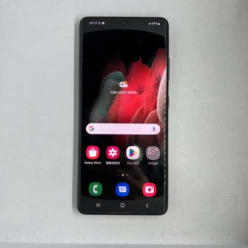 $(1) 90%新 Samsung S21 Ultra 5G SM-G9980 12+512GB 黑色 港行