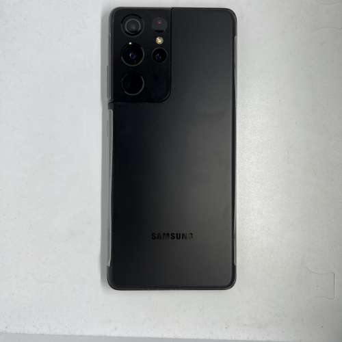 $(1) 90%新 Samsung S21 Ultra 5G SM-G9980 12+512GB 黑色 港行