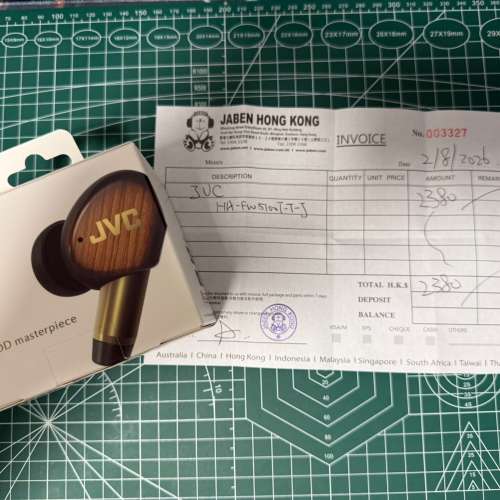 全新 JVC Wood masterpiece 木單元無線耳機 HA-FW5100T