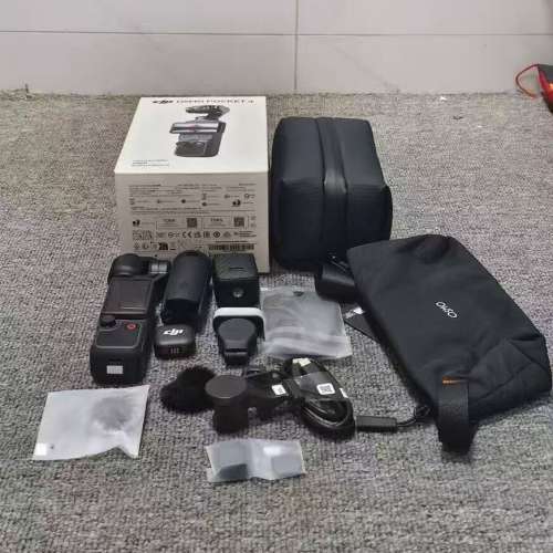 出99新冇用嘅大疆Pocket4全能套裝，帶一年年隨心換，激活時間2026-4-27，帶隨心換...