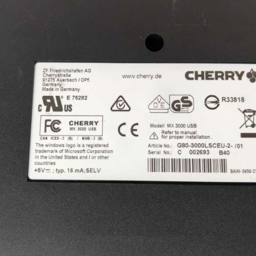 Cherry G80-3000