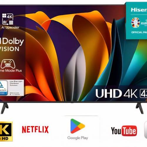 Hisense 海信 43A6N 43吋 4K 智能電視
(99%新短期展示陳列機)