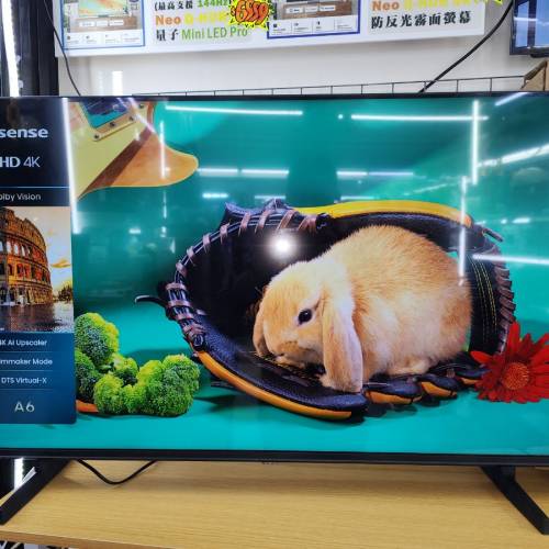 Hisense 海信 43A6N 43吋 4K 智能電視
(99%新短期展示陳列機)