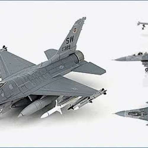 $100 - [非完成品] 全新 Hasegawa Hobby F-16CJ Fighting Falcon No. D18 (絕版)