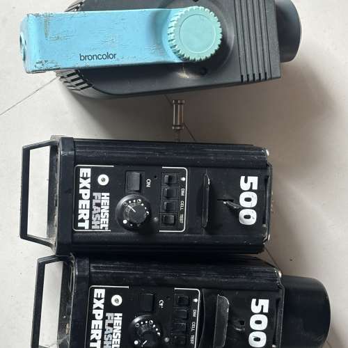Hansel500及broncolor 300閃光燈