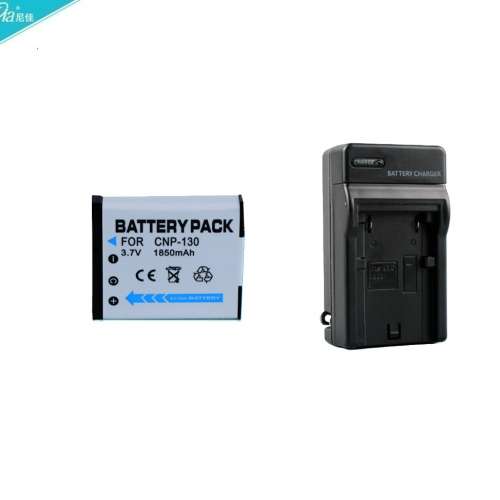 NIJIA NP-130 / NP-130A Lithium-Ion Battery Pack With Single-Bay Travel Charger