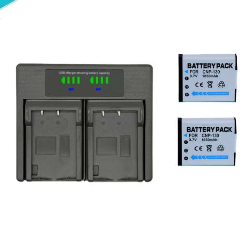 NIJIA NP-130 / NP-130A Lithium-Ion Battery Pack With LCD Display USB-C Dual