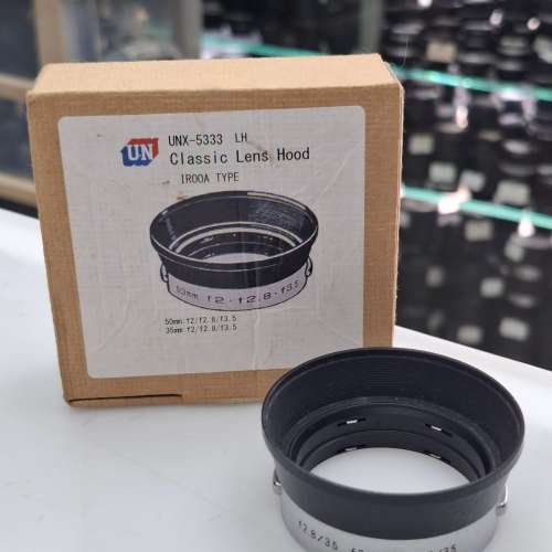 UNX-5333 METAL HOOD IROOA TYPE FOR LEICA 35 50MM LIKE NEW