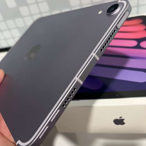 5G iPad mini7 256gb港行極新，5 G流動數據版，還有3個月保全套齊！