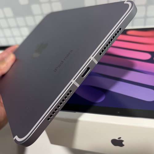 5G iPad mini7 256gb港行極新，5 G流動數據版，還有3個月保全套齊！