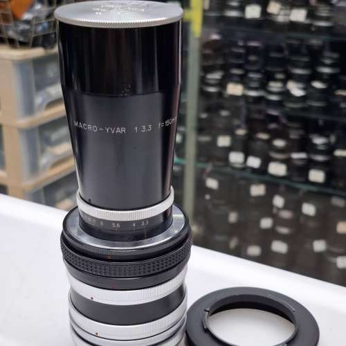 MACRO-YVAR 150MM F3.3 巳改 CANON FD MOUNT + FD TO HASSELBLAD MOUNT