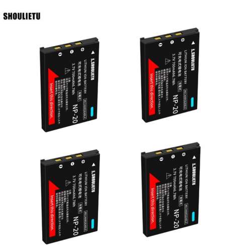 Shoulietu DB-20 Li-ion Battery  With USB-C Charger For Casio Cameras 代用鋰電...