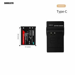 Shoulietu NP-110 / NP-160 Li-ion Battery With USB-C Charger For Casio Cameras ...