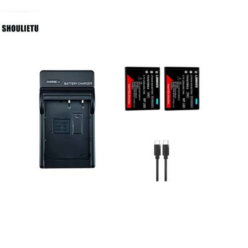 Shoulietu NP-110 / NP-160 Li-ion Battery With USB-C Charger For Casio Cameras ...