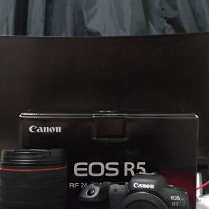 【行貨一手買入】Canon EOS R5 機身連 RF 24-105mm f/4 L IS USM 鏡頭