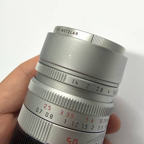 Leica 50mm summilux f1.4 asph silver (11892)