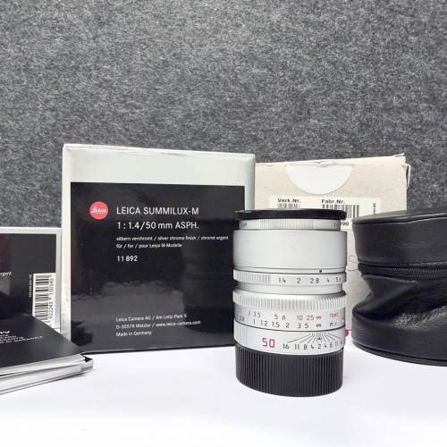 Leica 50mm summilux f1.4 asph silver (11892)