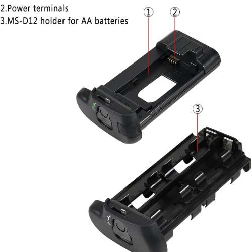 DSTE MB-D18 Vertical Battery Grip Set For Nikon D850 電池直倒 / 手柄套裝