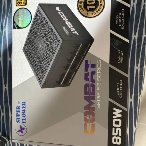 Super Flower COMBAT FG 850W 80Plus Gold Fully-Modular ATX3.1 PCI-E5