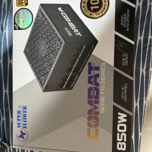 Super Flower COMBAT FG 850W 80Plus Gold Fully-Modular ATX3.1 PCI-E5