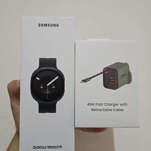 [全新未開封] 港行 Samsung Galaxy Watch 9 40mm LTE 黑色