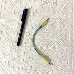 高分析力，音效立體通！靚聲！發燒級！3.5mm插頭 對錄線 一條。