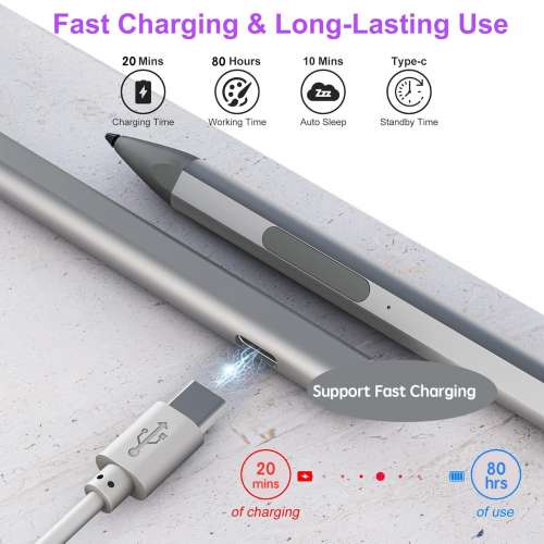 Microsoft Surface Pro Stylus Pen for Surface Pro/Book/Laptop/Stud. 4096 Pressure