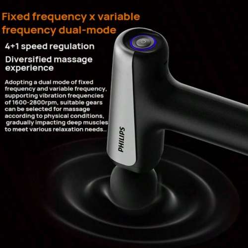 Philips Professional Massage Gun (Titanium Massage Head) Electronic Massager
