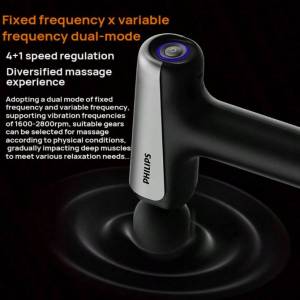 Philips Professional Massage Gun (Titanium Massage Head) Electronic Massager