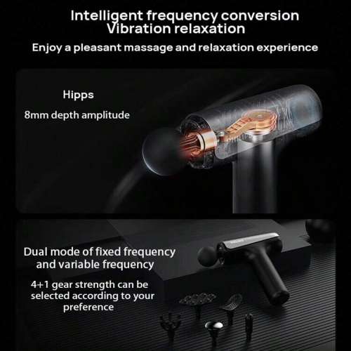 Philips Professional Massage Gun (Titanium Massage Head) Electronic Massager